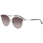 CH Carolina Herrera SHE104 SHE/104 0A39 Gold/Cream Square Sunglasses 59mm - Gold Cream/Brown Gradient   0A39 - Lens 59 Bridge 16 B 48 ED 70 Temple 140mm