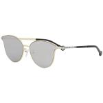 CH Carolina Herrera SHE104 SHE/104 300X Gold/White Square Sunglasses 59mm - Gold White/Grey Silver Mirror   300X - Lens 59 Bridge 16 B 48 ED 70 Temple 140mm
