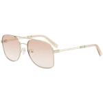 Chloe Women's CE2133S CE/2133/S 724 Gold Peach Fashion Pilot Sunglasses 55mm - Gold - Lens 55 Bridge 18 Temple 140mm
