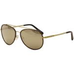 Michael Kors Women's Ida MK1019 MK/1019 Fashion Aviator Sunglasses - Gold Marble Gold/Bronze Mirror   11645A - Lens 59 Bridge 15 Temple 135mm