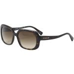 Coach Women's HC8178 HC/8178 Rectangle Sunglasses - Dark Tortoise/Smoke Brown Gradient   512013  - Lens 57 Bridge 17 Temple 140mm