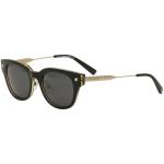 Dsquared2 Women's DQ0140 DQ/0140 Square Sunglasses - Shiny Black/Gold   05N - Lens 50 Bridge 20 Temple 150mm