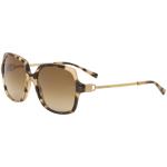 Michael Kors Women's Bia MK2053 MK/2053 Square Sunglasses - Peach Tortoise Gold/Brown Gradient   315513 - Lens 56 Bridge 18 Temple 140mm