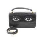Betsey Johnson Women's Eye Catching Top Handle Crossbody Handbag - Black