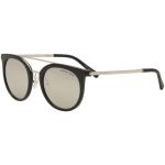 Michael Kors Women's Ila MK2056 MK/2056 Round Sunglasses - Black Silver/Silver Mirror   32716G  -  Lens 50 Bridge 21 Temple 140mm