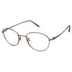 Aristar By Charmant Men's Eyeglasses AR16216 AR/16216 Full Rim Optical Frame - Brown - Lens 49 Bridge 19 Temple 140mm