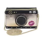 Betsey Johnson Women's Kitsch Strike A Pose Crossbody Handbag - Gold