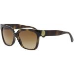 Michael Kors Women's Ena MK2054 MK/2054 Square Sunglasses - Dark Tortoise Gold/Brown Gradient   328513 - Lens 55 Bridge 16 Temple 140mm