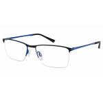 Aristar by Charmant Men's Eyeglasses AR18650 AR/18650 Half Rim Optical Frame - Black   538 - Lens 54 Bridge 17 Lens 145mm