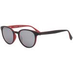 Converse Women's SCO048 SCO/048 6TYW Matte Black Polarized Oval Sunglasses 52mm - Matte Black Red/Silver Polarized   6TYW - Lens 52 Bridge 20 Temple 145mm