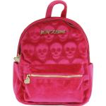 Betsey Johnson Women's Head Of The Class Velvet Skull Backpack Bag - Black