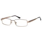 Bocci Men's Eyeglasses 343 Full Rim Optical Frame - Brown   02 - Lens 52 Bridge 18 Temple 145mm