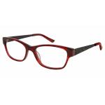 Aristar by Charmant Women's Eyeglasses AR18433 AR/18433 Full Rim Optical Frame - Red   531 - Lens 53 Bridge 16 Lens 135mm