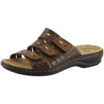 Clarks Women's Leisa Broach Sandals Shoes - Brown - 6.5 B(M) US