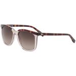 Lacoste Women's L824S L/824/S 662 Rose/Havana Fashion Square Sunglasses 55mm - Rose Havana/Brown Gradient   662 - Lens 55 Bridge 17 Temple 135mm