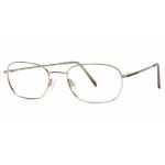Aristar By Charmant Men's Eyeglasses AR6765 AR/6765 Full Rim Optical Frame - Gold - Lens 53 Bridge 19 Temple 145mm