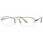 Aristar By Charmant Women's Eyeglasses AR16307 AR/16307 Half Rim Optical Frame - Dark Brown   564 - Lens 51 Bridge 18 Temple 135mm