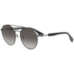 Converse Women's SCO053 SCO/053 0K59 Black Fashion Pilot Sunglasses 56mm - Black/Grey Gradient   0K59 - Lens 56 Bridge 19 Temple 140mm