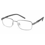 Aristar By Charmant Men's Eyeglasses AR16236 AR/16236 Full Rim Optical Frame - Grey - Lens 52 Bridge 17 Temple 140mm