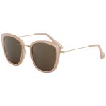 Lucky Brand Women's Trinity Blush Fashion Cat Eye Sunglasses 54mm - Blush/Brown - Lens 54 Bridge 21 Temple 140mm