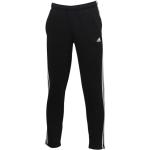 Adidas Men's Essentials 3 Stripes Tapered Fleece Training Pants - Black - X Large