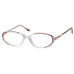 Bocci Women's Eyeglasses 230 Full Rim Optical Frame - Burgundy Crystal   02 - Lens 50 Bridge 17 Temple 135mm