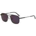 Calvin Klein Women's CK2150S CK/2150/S Fashion Pilot Sunglasses - Matte Black/Grey Purple Mirror   115 - Lens 53 Bridge 17 Temple 140mm