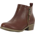 Sugar Little/Big Girl's Choco Zipper Chelsea Boots Shoes - Cognac - 12 M US Little Kid