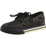 Nautica Little/Big Boy's Spinnaker Loafers Boat Shoes - Black Pebbled PU - 2 M US Little Kid