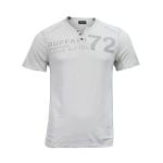 Buffalo By David Bitton Men's Narwayne Short Sleeve Cotton Henley Shirt - Beige - XX Large