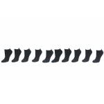 Hanes Women's 10 Pairs Cushioned Sole Low Cut Socks - Black - 9 11 Fits Shoe 5 9