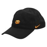 Nike Toddler/Little Kid's Swoosh Patch Strapback Cotton Baseball Cap Hat - Black/Black w/Swoosh Box Patch - 2/4T
