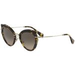 Miu Miu Women's SMU05S SMU/05S Fashion Cat Eye Sunglasses - Light Havana/Brown Gradient   VIF/3D0 - Lens 52 Bridge 23 B 47.2 ED 57.8 Temple 140mm