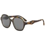 Prada Women's SPR06U SPR/06U Fashion Square Sunglasses - Havana White Havana/Grey   TH8/9K1 - Lens 52 Bridge 18 B 47.4 ED 55.6 Temple 140mm