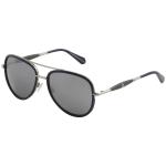Roberto Cavalli Women's RC1022 RC1022 Fashion Pilot Sunglasses - Matte Blue Silver/Smoke Mirrored   91C - Lens 58 Bridge 18 Temple 140mm