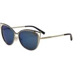 Michael Kors Women's Ina MK1020 MK/1020 Fashion Cat Eye Sunglasses - Navy Silver/Navy Mirror   116755 - Lens 56 Bridge 14 Temple 135mm