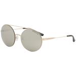 Michael Kors Women's Cabo MK1027 MK/1027 Fashion Round Sunglasses - Rose Gold/Grey Silver Mirror   11166G - Lens 55 Bridge 19 Temple 135mm