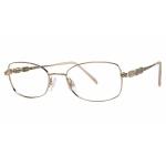Aristar By Charmant Women's Eyeglasses AR6890 AR/6890 Full Rim Optical Frame - Gold - Lens 50 Bridge 18 Temple 130mm