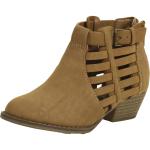 Mia Kids Little/Big Girl's Cathie Cutout Ankle Boots Shoes - Brown - 13 M US Little Kid
