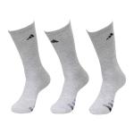 Adidas Men's 3 Pc Climalite Compression Crew Socks - Heather Light Onix/Black/Granite/Tech Grey - Fits 6 12