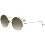 Gucci Women's Sensual Romantic GG0253S GG/0253/S Fashion Round Sunglasses - Gold/Brown Gradient   002 - Lens 58 Bridge 20 Temple 135mm