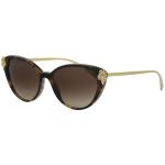 Versace Women's VE4351B VE/4351/B Fashion Cat Eye Sunglasses - Havana Gold/Brown Gradient   5267/13 - Lens 55 Bridge 16 Temple 140mm