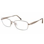 Aristar by Charmant Women's Eyeglasses AR16377 AR/16377 Full Rim Optical Frame - Light Brown   573 - Lens 52 Bridge 16 Temple 135mm