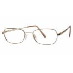 Aristar By Charmant Women's Eyeglasses AR6899 AR/6899 Full Rim Optical Frame - Brown - Lens 47 Bridge 17 Temple 135mm