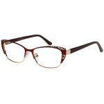 Bocci Women's Eyeglasses 395 Full Rim Optical Frame - Burgundy   03 - Lens 52 Bridge 16 Temple 140mm