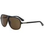Diesel Men's DL0043 DL/0043 Retro Pilot Sunglasses - Black Brown/Brown   50J - Lens 60 Bridge 08 Temple 140mm
