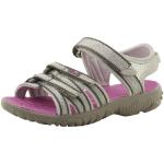 Teva Little/Big Girl's Tirra Sandals Shoes - Silver - 7 M US Big Kid