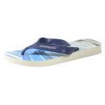 Havaianas Men's Surf Flip Flops Sandals Shoes - Beige/Navy Blue - 11 12 D(M) US