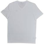 Calvin Klein's Men's Slim Fit Cotton V Neck Short Sleeve T Shirt - White - X Large