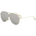 Christian Dior Women's DiorStellaire3 Fashion Pilot Sunglasses - Gold/Grey Silver Mirror   J5G/DC - Lens 65 Bridge 01 B 55.8 ED 71.9 Temple 145mm